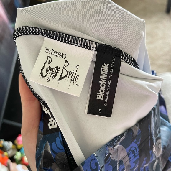Blackmilk Corpse Bride The wedding of victor and Emily hwmf leggings small - Picture 3 of 4